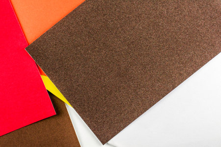multicolor abstract background made of colored paper sheets. High quality photo