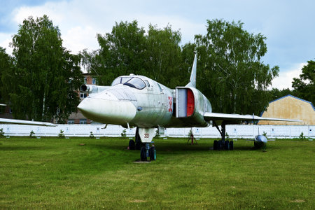 06.16.2022 Central Museum of the Air Force at the Air Force Academy, Monino, Moscow region Tu-22 M Backfire is a Soviet long-range supersonic rocket-bomber with a variable sweep wingのeditorial素材