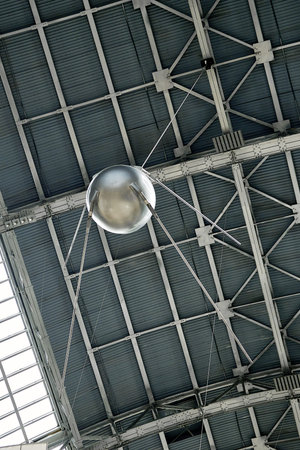 17/06/2022 Russia Moscow VDNH Pavilion Cosmos Sputnik-1 is the world's first artificial Earth satellite. high quality photoのeditorial素材