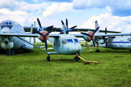 16/06/2022 Central Museum of the Air Force at the Air Force Academy, Monino, Moscow region AN-14 Bee Cloud Soviet light transport aircraft. high quality photoのeditorial素材