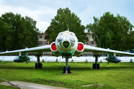 16/06/2022 Central Museum of the Air Force at the Air Force Academy, Monino, Moscow region Tu-16K long-range bomber, multi-purpose heavy aircraft. high quality photoのeditorial素材