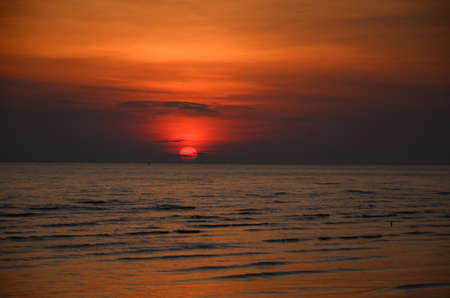 sunset is people's favorite colorの写真素材