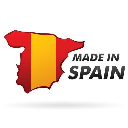 sale retail Made in spainのイラスト素材