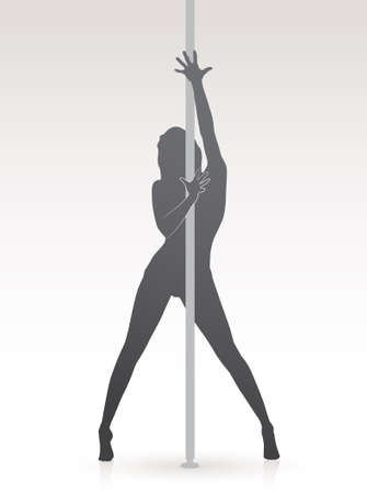 lapdance   pole dance - dancingのイラスト素材