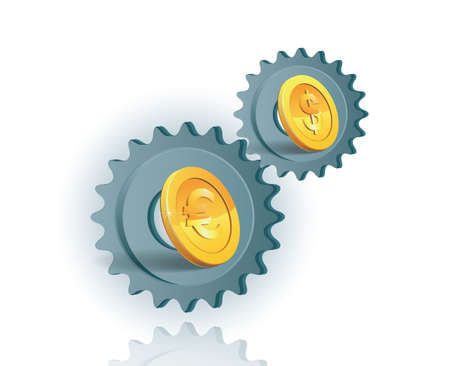 US economy, EUROPEANのイラスト素材