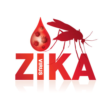 zika virusのイラスト素材