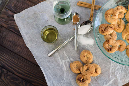 Anise and cinnamon rollsの写真素材