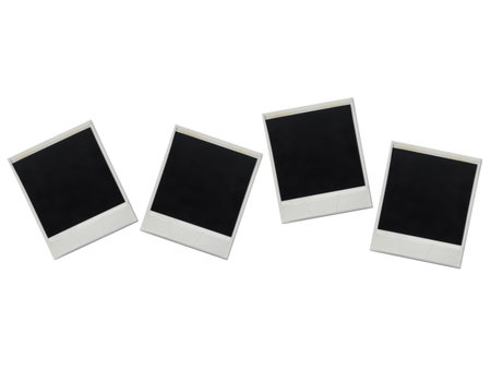 Old photos on table retro vintage 70s 80s 90sの写真素材