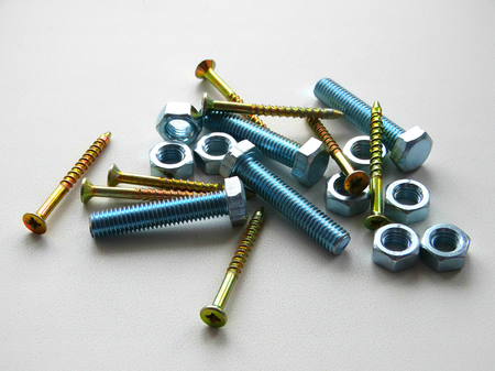 Tools for mounting repairs set screw thread material metalの写真素材