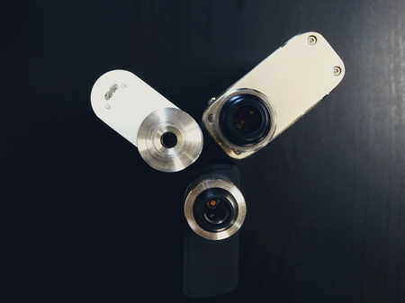 Assortment of electronic cigarettes store device variety vape vaping vapers popular modern style fashion design vaporizer coil trendの写真素材