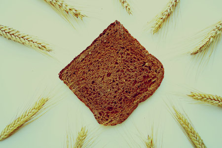 Making tasty bread food wheat rye barley kitchen cereals soft fragrant delicious appetite fresh...