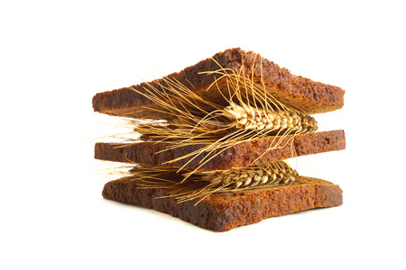 Sandwich making tasty bread food wheat rye barley kitchen cereals isolate fragrant delicious appetite fresh healthy lifestyle background textures product crops beans nutrition bread conceptの写真素材