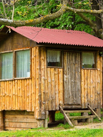 Wooden houseの写真素材