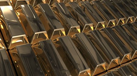 Gold barsの写真素材