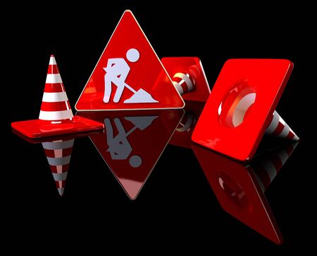 UNDER CONSTRUCTION の写真素材