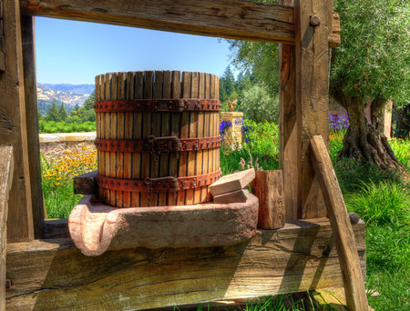 Medieval Bucket Sceneの写真素材