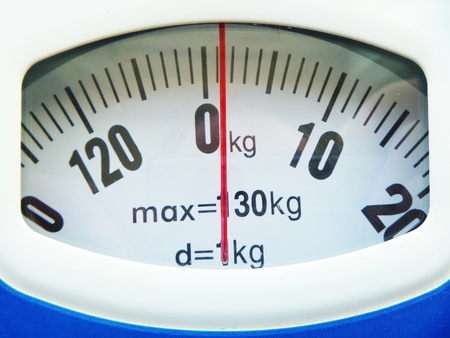 Round scale with fissionsの写真素材