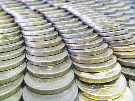 Background from coins