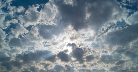 Celestial landscape with cloudの写真素材