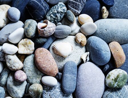 Colour and beautiful background from smooth stone ashore epidemic deathesの写真素材