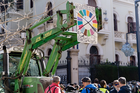 Demonstration of Farmers protesting against unfair prices