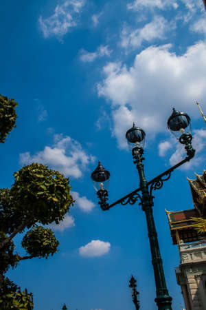 Lamp in Bangkok royal palaceのeditorial素材