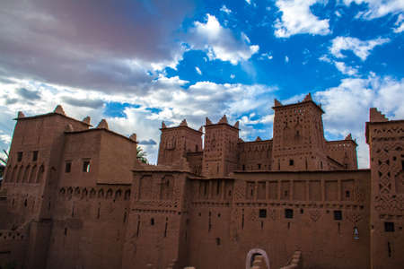 Morocco tipical kasbah near Marrakechの写真素材