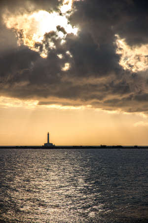 Ionian sea lighthouseの写真素材