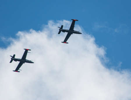 Flight training with MB339のeditorial素材