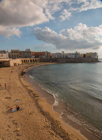 Beach of Gallipoli, Salento, South Italyの写真素材