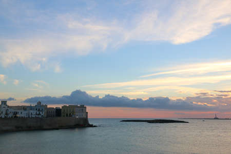 City of Gallipoli, Salento, South Italyの写真素材