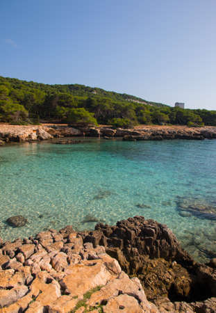 Natural park of Porto Selvaggio in Salento, Apulia. Italy.の写真素材