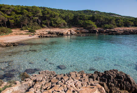 Natural park of Porto Selvaggio in Salento, Apulia. Italy.の写真素材