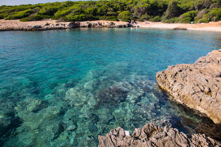 Natural park of Porto Selvaggio in Salento, Apulia. Italy.の写真素材