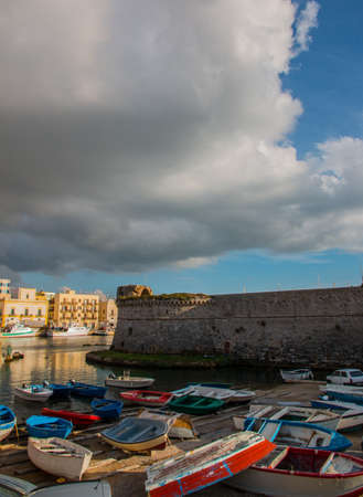 City of Gallipoli, Salento, South Italyのeditorial素材