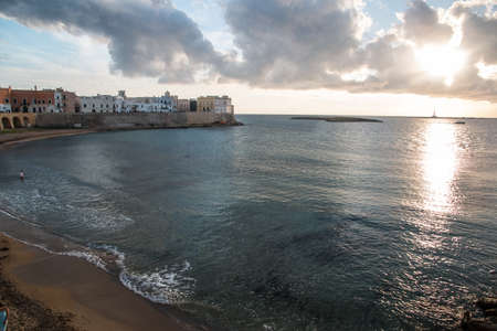 City of Gallipoli, Salento, South Italyの写真素材
