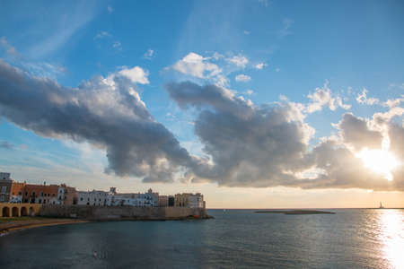 City of Gallipoli, Salento, South Italyの写真素材