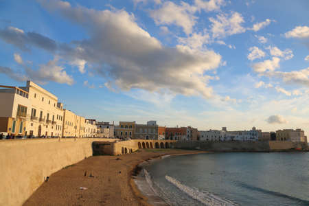 Beach of Gallipoli, Salento, South Italyの写真素材