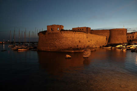 City of Gallipoli, Salento, South Italyの写真素材
