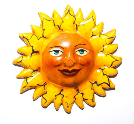 Sun magnetic fridge souvenirsの写真素材