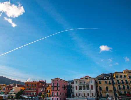 Tyrrhenian coast, Alassio, italyの写真素材