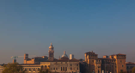 Historical centre of Mantua (Mantova), Italyの写真素材