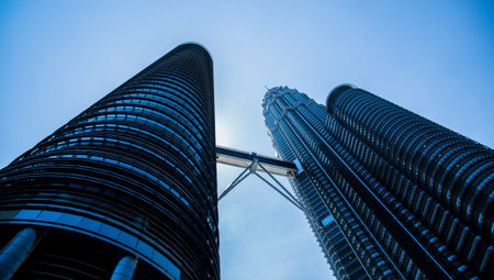 Petronas Tower view, Malaysiaのeditorial素材