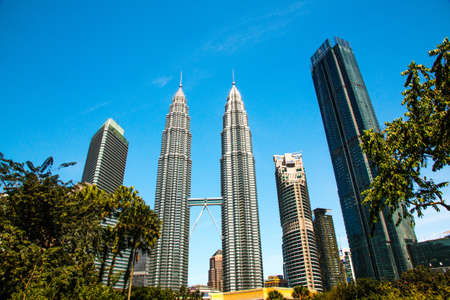 Petronas Tower view, Malaysiaのeditorial素材