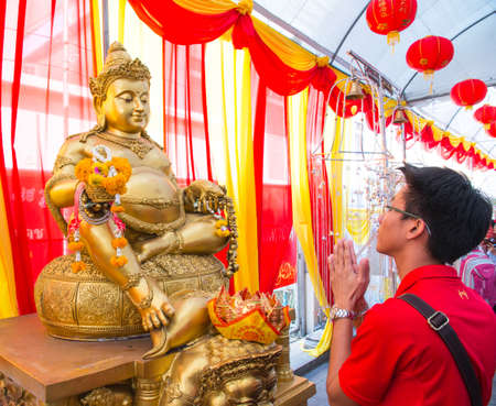 Golden Buddha statueのeditorial素材