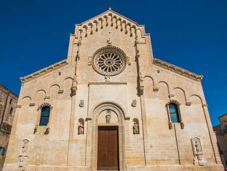 Cathedral of Matera, southern Italyの写真素材