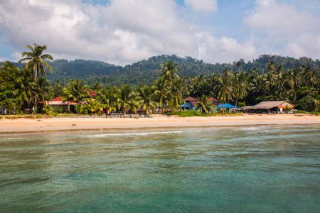 Juara beach of Tioman island in Malaysiaの写真素材
