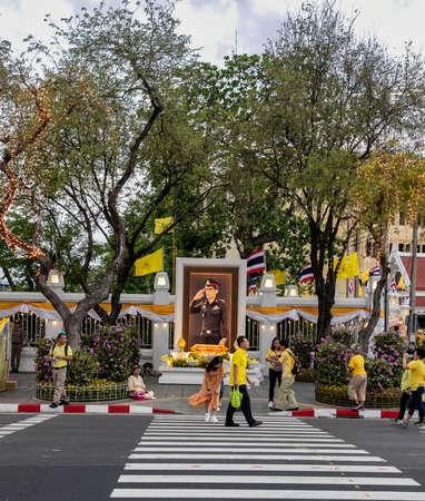 picture of His Majesty King Maha Vajiralongkorn Bodindradebayavarangkun (King Rama X), Bangkok, Thailandのeditorial素材