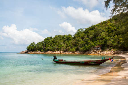 Haad Khom Beach, Koh Phangan, Thailandの写真素材
