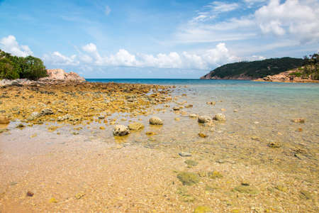 Mae Haad Beach seascape, Koh Phangan, Thailandの写真素材